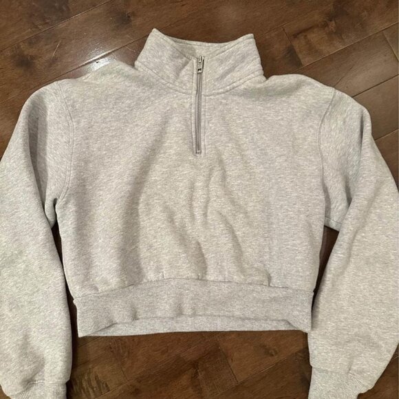 TNA Crop Sweater Half Zip - Picture 2 of 4